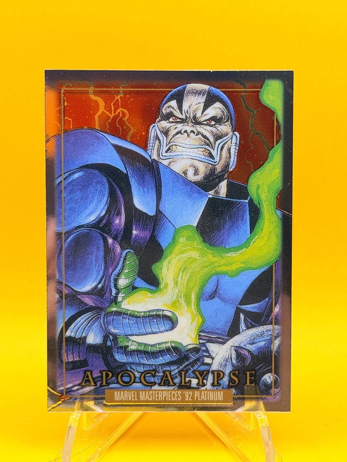2024 Upper Deck Marvel Masterpieces '92 Platinum #9 Apocalypse