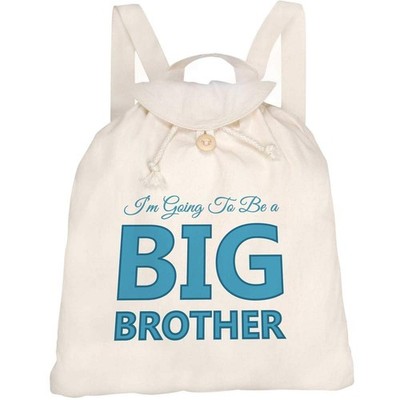 ''Im Going To Be A BIG BROTHER'' Canvas Rucksack / Backpack (RK00036498)