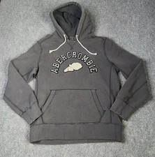 Vtg Abercrombie And Fitch Afterhood Sweatshirt Hoodie Pullover Gray Y2k Mens M