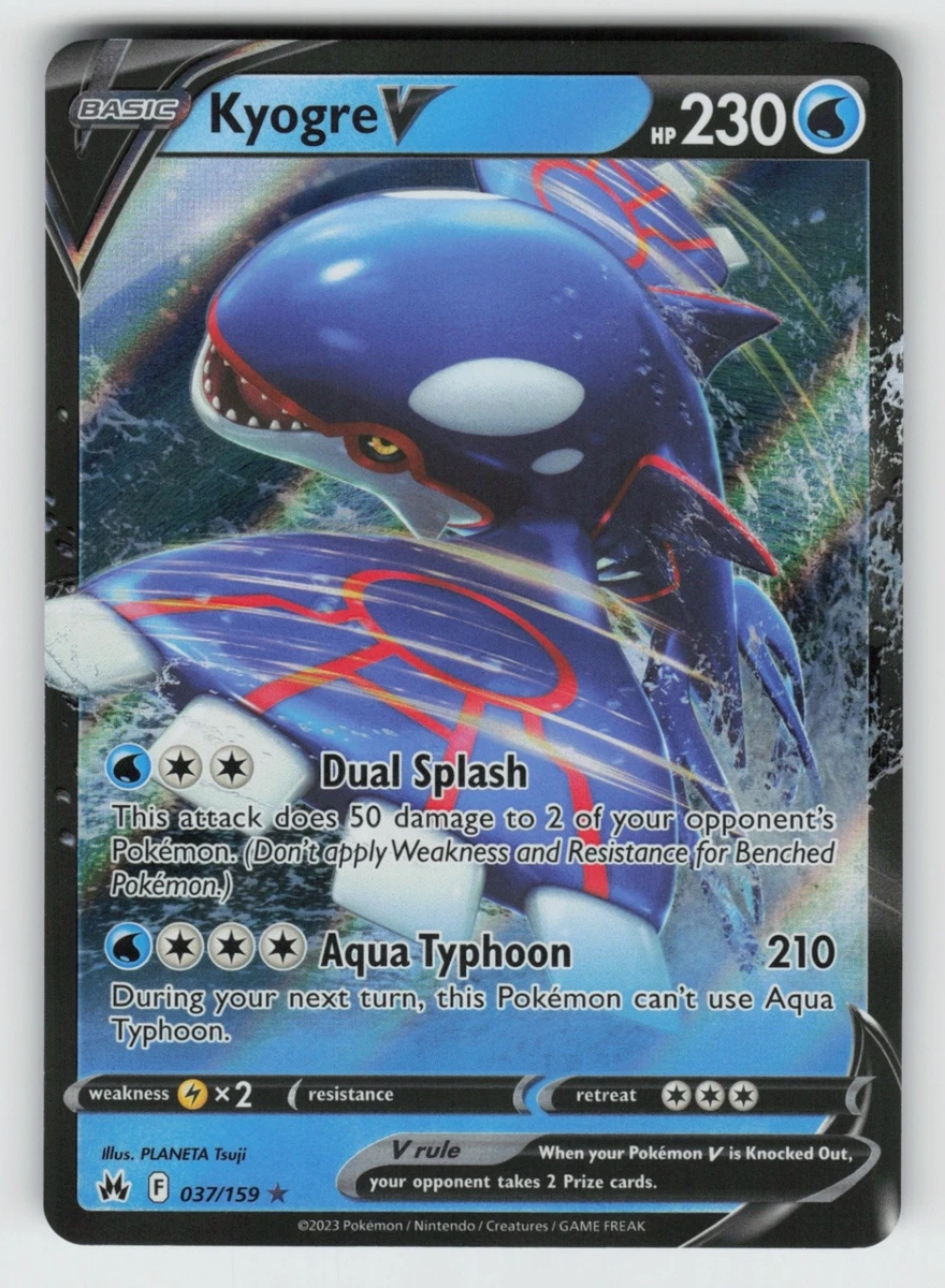 Kyogre Pokémon TCG Ultra Rare Individual Collectible Card Game Cards for  sale