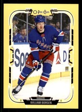 2025-26 O-Pee-Chee Yellow Border #408 William Borgen New York Rangers