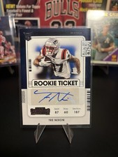 2021 Panini Contenders Tre Nixon RC Rookie Auto Rookie Ticket #254 Patriots