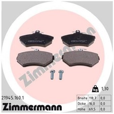 Satz Bremsbeläge Bremsklötze vorne für VW Lupo 1 6X1 Polo 6N2 3 6N1 6V2 | 242