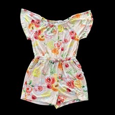 Posh Peanut Baby Girls 2T Fruity Floral Bamboo Shorts Romper One Piece Stretchy