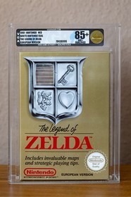 Nintendo NES The Legend of Zelda European Version 1991 VGA 85+