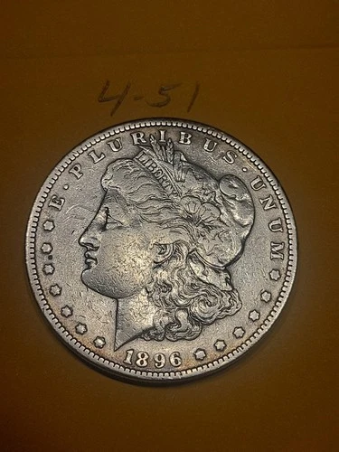 1896 S Morgan Dollar VF Cleaned Lot4-51
