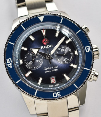 Rado Herren/Unisex Uhr HyperChrome Captain Cook Ref. R32145208 NEW FULL SET