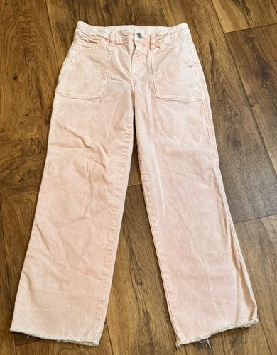 Art Class Girl’s Pink Cargo pants with frayed bottoms Size 7 - Picture 3 of 18