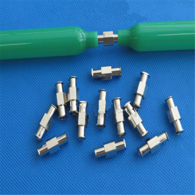 Luer Lock Adapter Coupler Female to Female Fitting Nickel Plated Syringe Medical