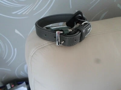 Collier Wallgau T 50 CHIEN MOYEN GRIS TAUPE CUIR Hunter - Photo 1/2