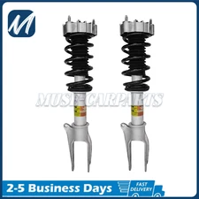 Pair Front Shock Struts Spring Assys L+R PASM For Porsche Panamera 970 2010-16