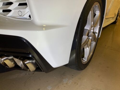 4X CARBON FLASH Front & Rear Mud Flaps for Corvette C8 2020-2024 Splash Guards - Picture 17 of 22