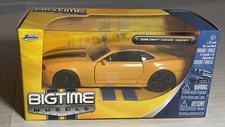 Jada Bigtime Muscle 1:43 2006 Chevy Camaro Concept Yellow/Strips NIB