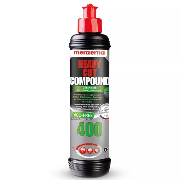 Menzerna Super Heavy Cut Grobe Schleifpolitur Politur 400 Green Line 250 Ml-image
