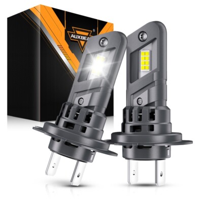 2x White H7 90W Canbus LED Motorcycle Headlight Bulb For Yamaha YZF R1 R3 R6 R6S