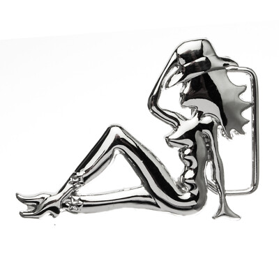 Buckle mit sexy Cowgirl - Cowboy - Trucker - Gambler - Gürtelschnalle