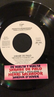 Jarabe De Palo / Henri Salvador    De Vuelta Y Vuelta / Jardin D'Hiver 45  JB