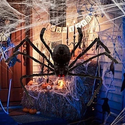 11,8" -78,7" LED gefälschte Spinne Halloween Dekor Spukhaus Requisite riesige Party Zum Selbermachen - Bild 17 von 26
