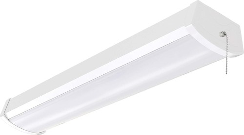Elegant 24.5-Inch LED Flush Mount Light Fixture in White for Indoor Spaces - Picture 2 of 3