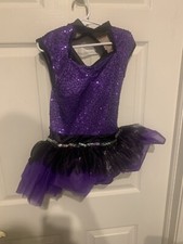 Weissman Purple  Black Tutu Costume Child Size Medium