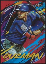 2020 Topps Fire RONALD GUZMAN RED FLAME FOIL Card #60....TARGET EXCLUSIVE