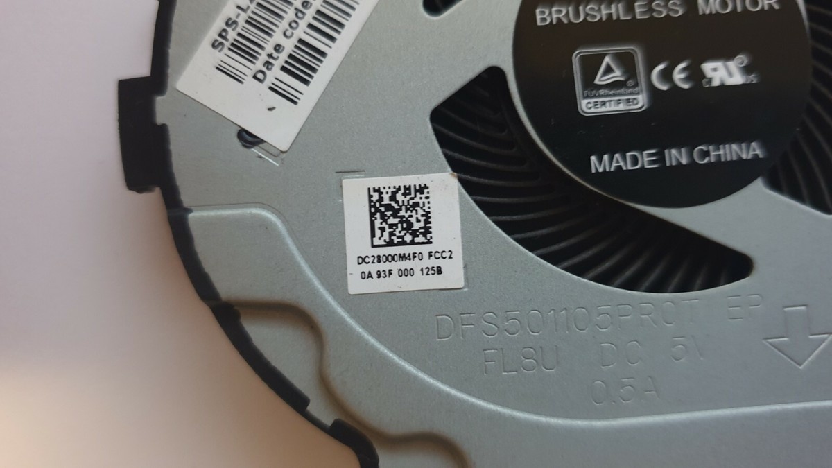 Ventilateur De Refroidissement CPU Pour HP Pavilion 15-CX/15-CN - Réf. L21836-001/L20335-001 - Neuf