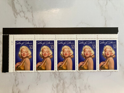 Marilyn Monroe First Day of Issue Stamp w/22kt Gold Replica