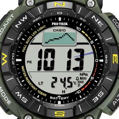 CASIO PRO TREK PRG-340-3JF Climber Line Triple Sensor Solar Watch