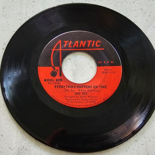 Joe Tex - You're Right, Ray Charles / Everything Happen - 1970 US Import Soul 7" - Picture 3 of 4