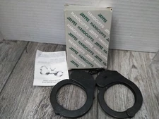 VTG.  Handcuffs Jay-Pee model 17n NICKEL W/ 2-KEYS (NEW OLD STOCK)   SPAIN