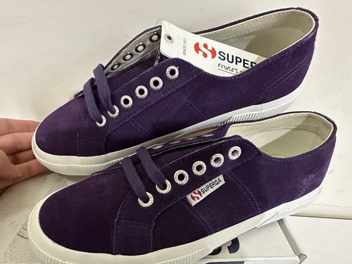 NEW SUPERGA 2750 Suede - Woman’s Sneak - Petunia Purple Colour. Size 39 Euro - Picture 21 of 23