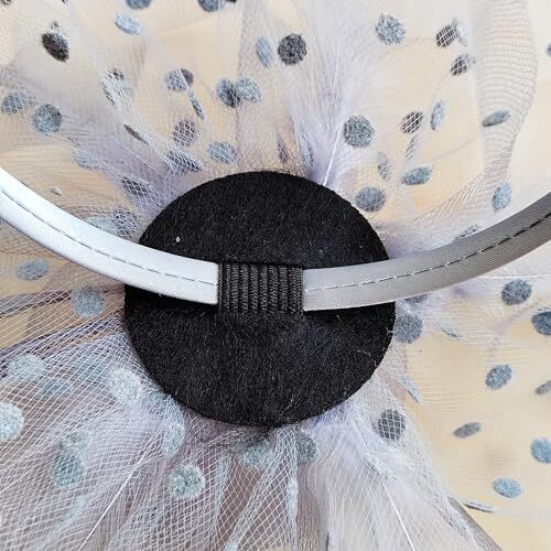 Fascinators Hat Kentucky Derby Tea Party Headwear for Women Girls One Size Grey - Afbeelding 5 van 6