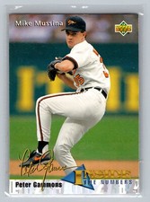 Mike Mussina 1993 Upper Deck Peter Gammons #463 MLB Baseball Card