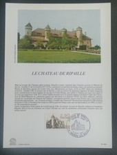 Document premier jour château de ripaille Thonon-les-Bains 1982 timbre N° 2232