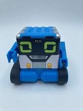 MB.01 Moose Robot Blue and Gray Tested Works NO REMOTE Clean EUC 27805-2