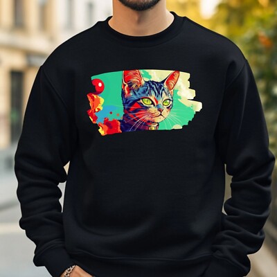 Cat Anime Style Sweatshirt Cosy and Perfect for Any Occasion S to 4XL