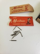 Super Meritone Phonograph Needles - Package of 10 - Record Player Needles