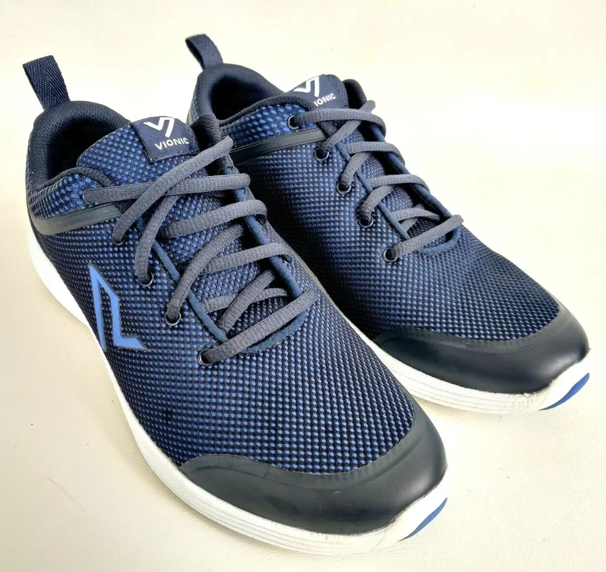 Vionic Jasmine Womens Size 8.5 Blue Walking Running Trail Casual Comfort Shoes
