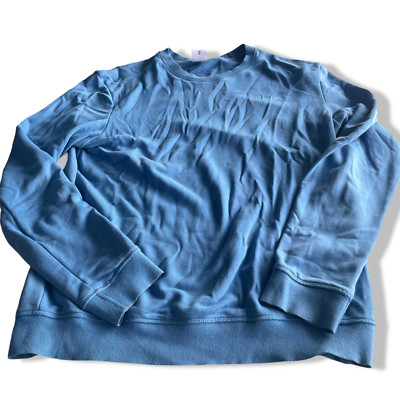Vintage men lee cooper original blue crew neck sweatshirt in L|L 28 W23|SKU 5576