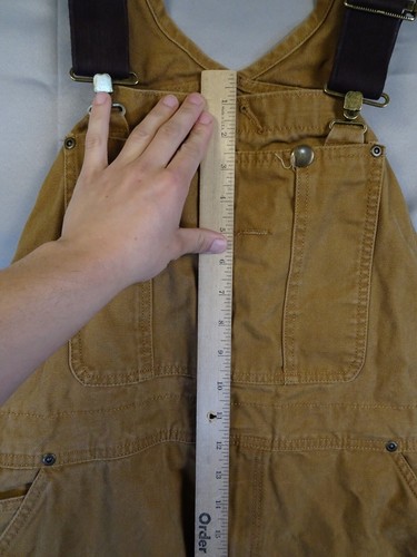 Amazon Essentials Pants Mens 35 Brown Canvas Double Knee 35x28 Carpenter Overall - Picture 10 of 20