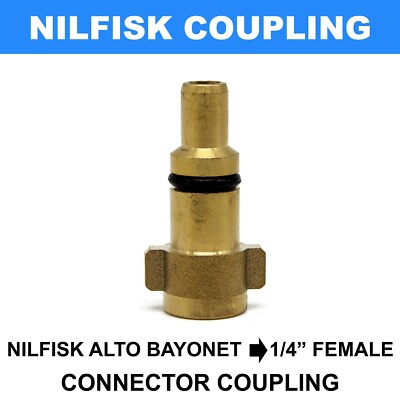 Nilfisk Hochdruckreiniger Schneeschaum Adapter Bajonett Stecker auf 1/4'' Schraube