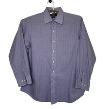 Polo Ralph Lauren Curham Cotton Shirt Men's Sz 16 32/33 Long Sleeve Button Down