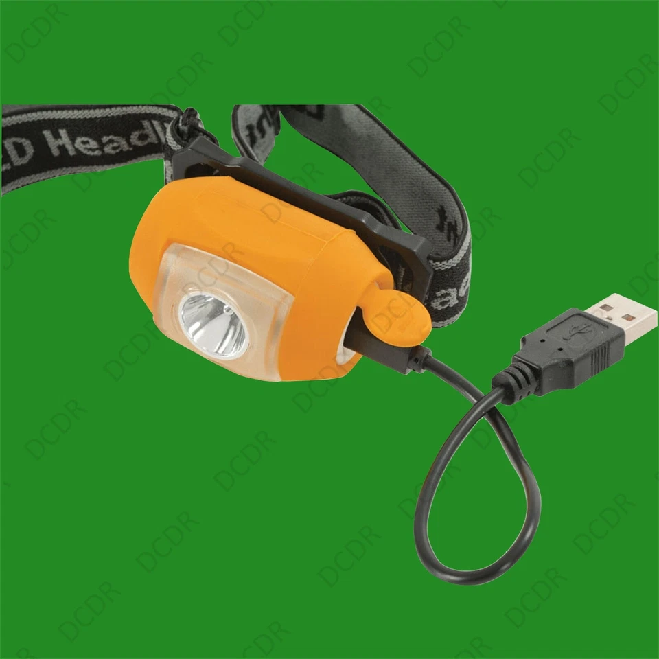 1X IP44 1W Ultra Brillante LED 6000K Luz Diurna Recargable Faro Linterna - Imagen 3 de 3