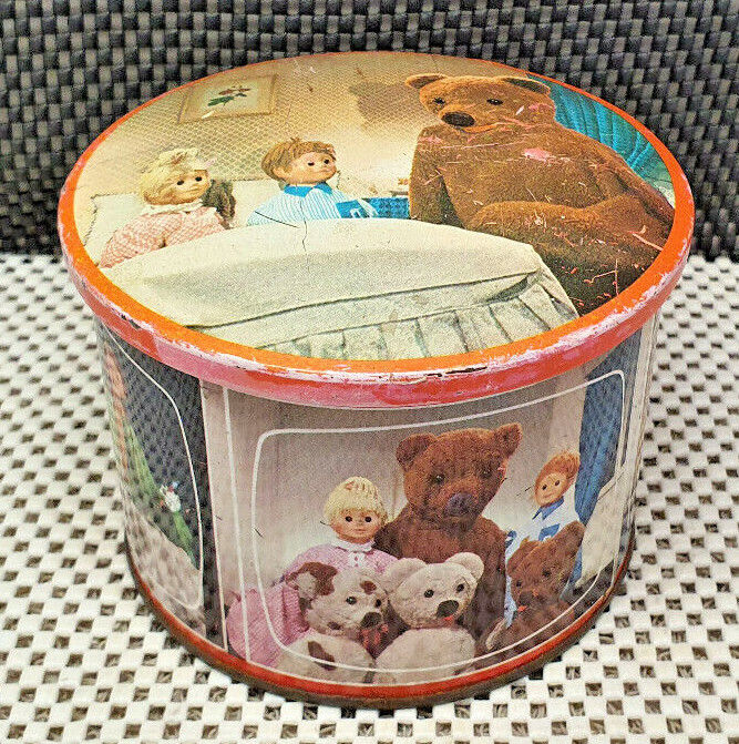 Ancien Boîte Publicitaire Bonne Nuit les petits Nounours Nicolas