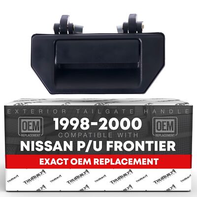 T1A Tailgate Handle Assembly - Compatible with 1998-2000 Nissan Frontier, 198...
