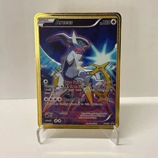 Gold Metal  Arceus Pokémon Card-Collectible Gift Display！bonny