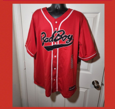 BAD BOY Notorious BIG Biggie Smalls Authentic Baseball Jersey XXLInvisible Bully