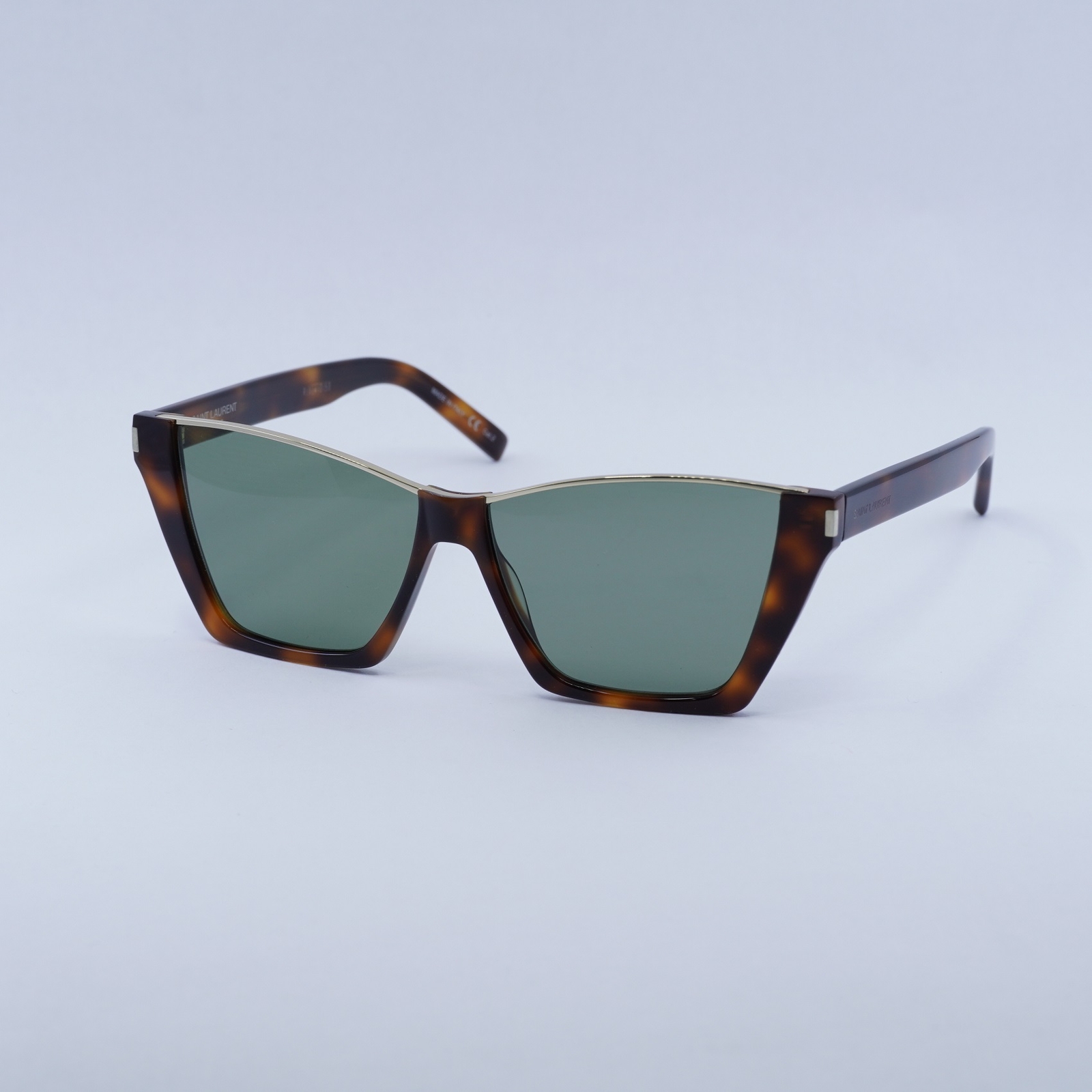 Occhiali da sole Saint Laurent SL369 KATE 002 avana verde 58 13 140 nuovi