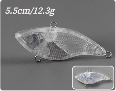 crankbait bodies for making fishing lures Mud Hole Custom Hard Bait Kit Shallow Diver Lure Blanks Unpainted Swimbait Crankbait