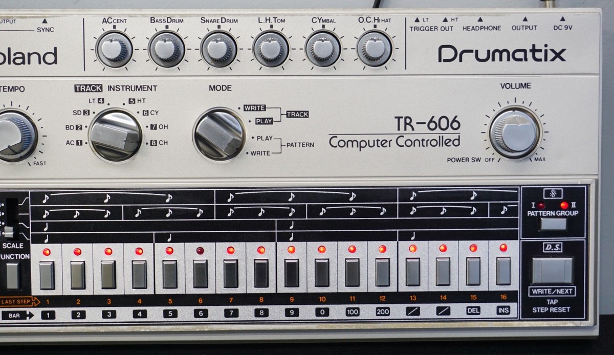 Roland TR-606 Drumatix Computer Controlled Vintage Analogue Drum 
